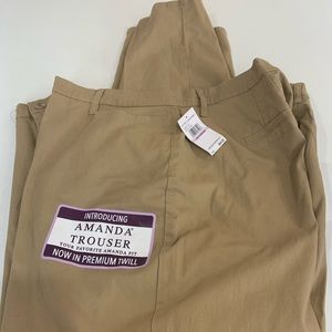 Gloria Vanderbilt Plus Size Khakis (NWT)